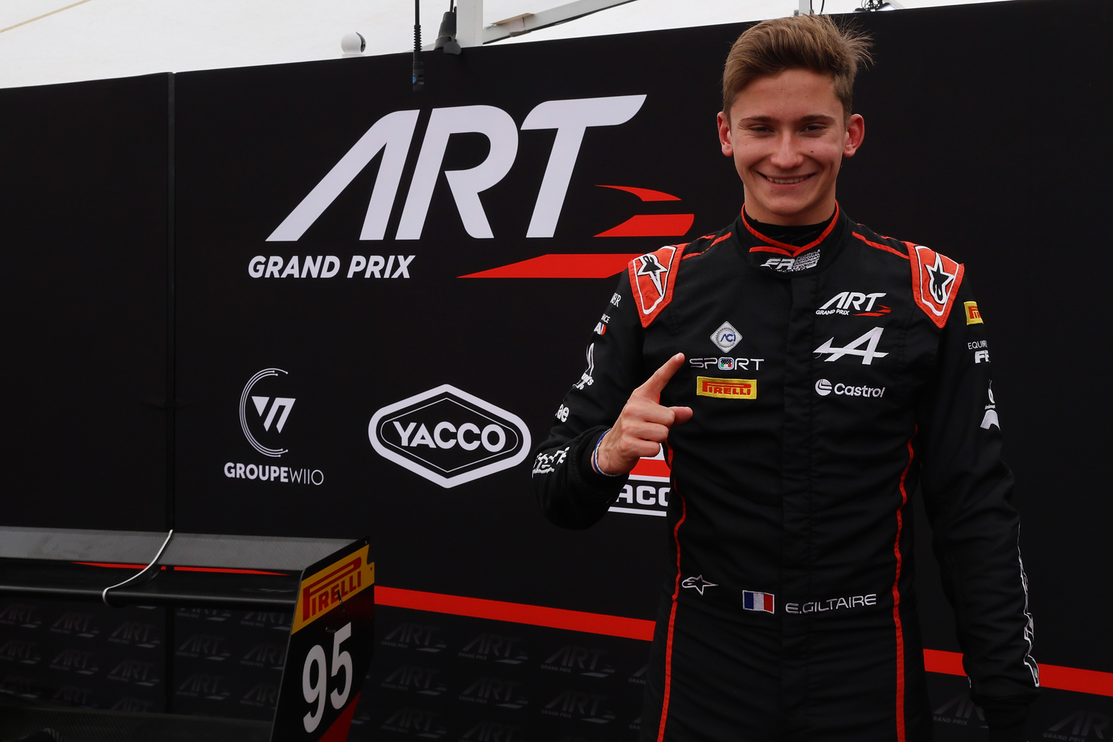 EVan Giltaire takes the early lead in the 2025 FRECA after a strong Round 1 in Misano