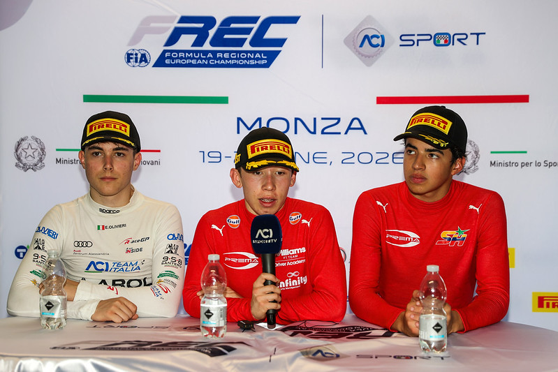 Wheldon, Al Dhaheri, Nakamura-Berta, Olivieri and Francot form the 2026 FREC first-half top five after four wild rounds.