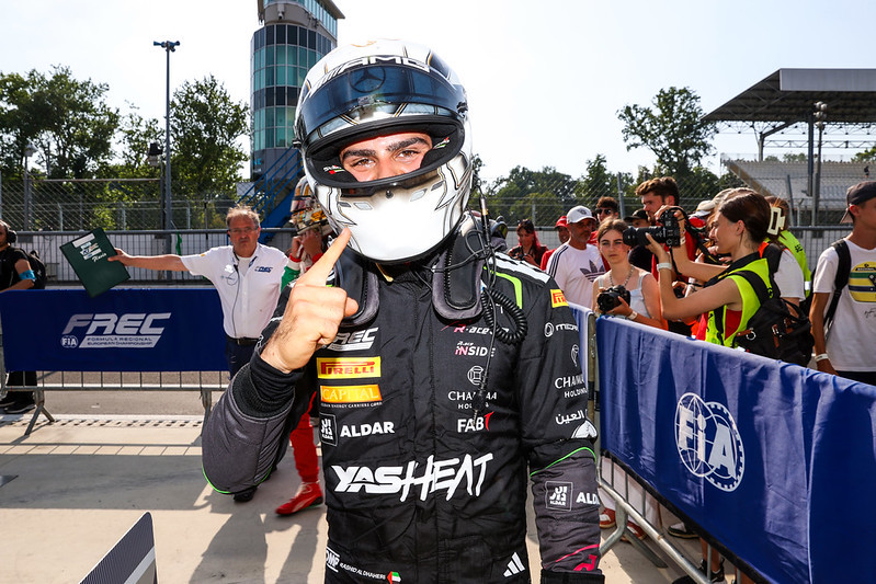 Rashid Al Dhaheri wins 2026 FREC Race 2 at Monza as penalties promote Hanna and Dupé to the podium after three Safety Car periods.
