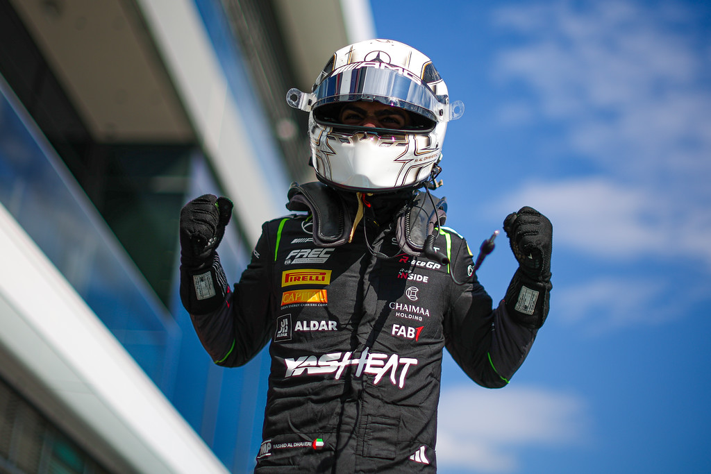 Al Dhaheri claimed his third victory of the 2026 FREC season after leading every lap of Race 2 at the Hungaroring.