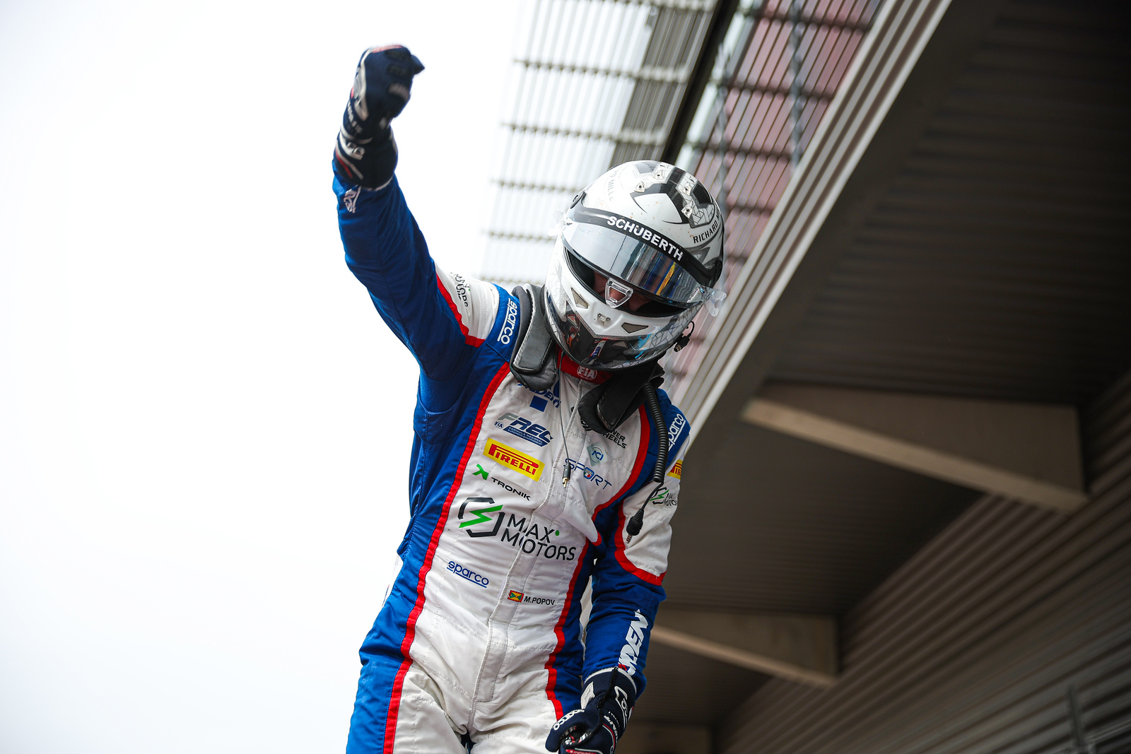 Popov claimed his maiden 2026 FREC victory at Spa, converting pole into a lights-to-flag win in Race 3. Al Dhaheri took the championship lead.