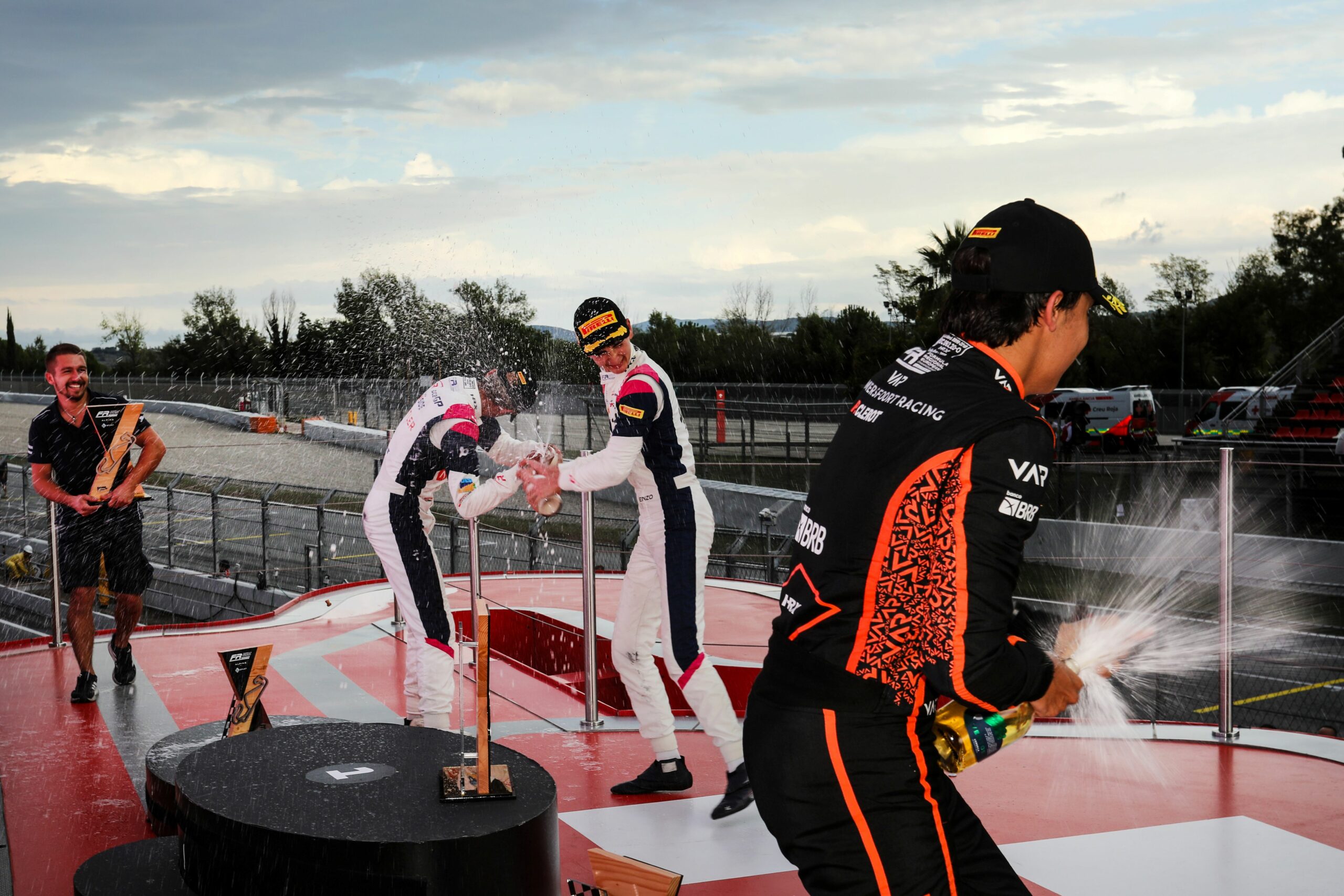 Podium, 2025 FRECA, Round 8, Barcelona, Race 2
