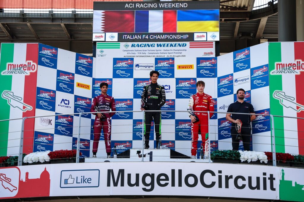Kenzo Craigie wins the Mugello Final as Luka Sammalisto retains the 2026 Italian F4 lead after four different winners emerge in Round 4.