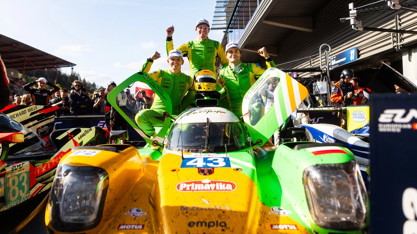 Inter Europol Competition wins a chaotic 4 Hours of Spa as penalties reshape podium and class battles across the 2026 ELMS field.