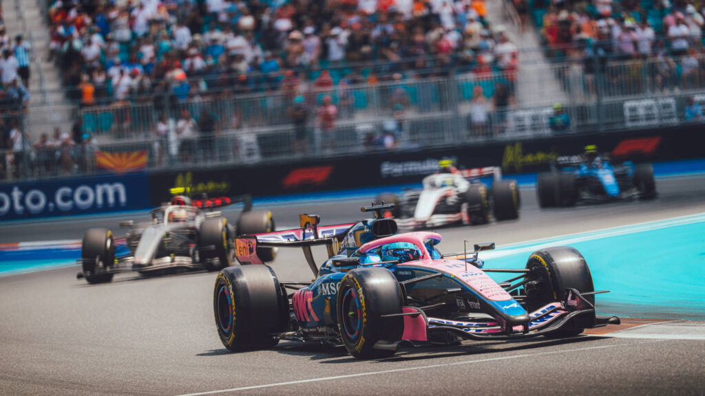 Alpine driver Pierre Gasly at the 2026 Miami GP