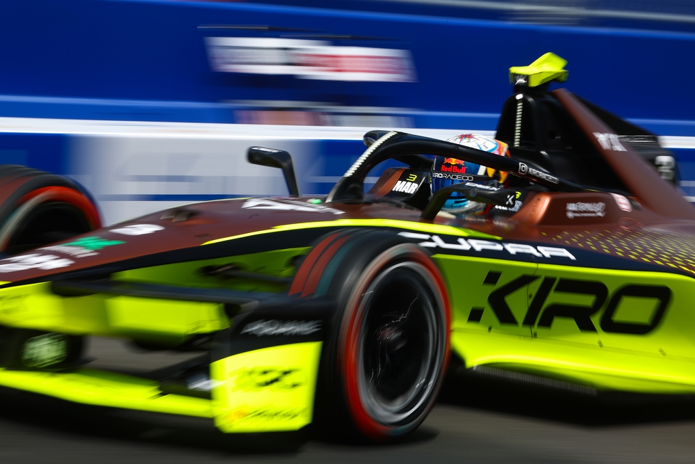 Martí driving for Cupra Kiro Formula E ahead of the Shangai E-Prix