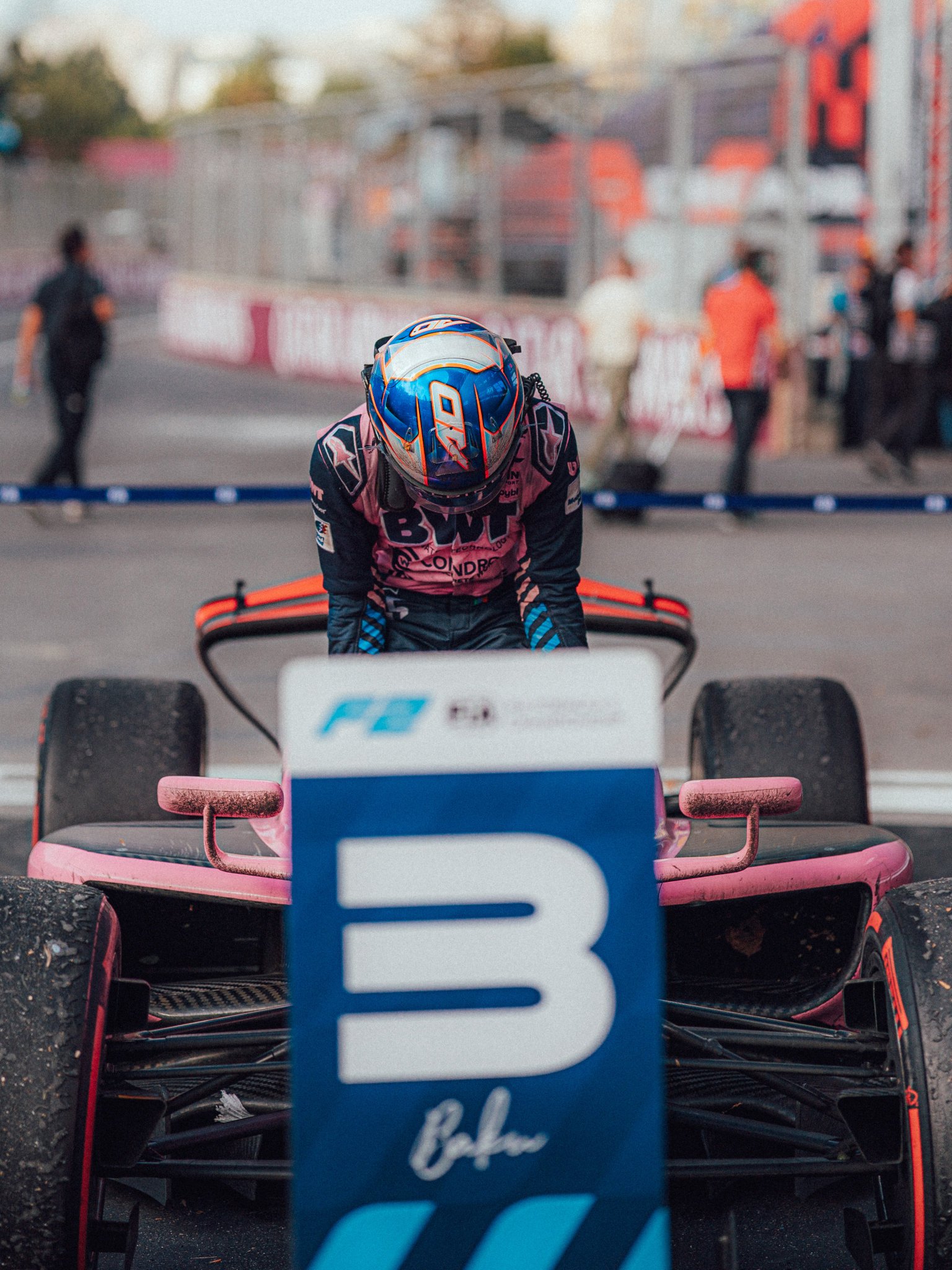 Rodin Motorsport's Alex Dunne takes a third-place finish in the Sprint Race at the 2026 F2 Baku Round.