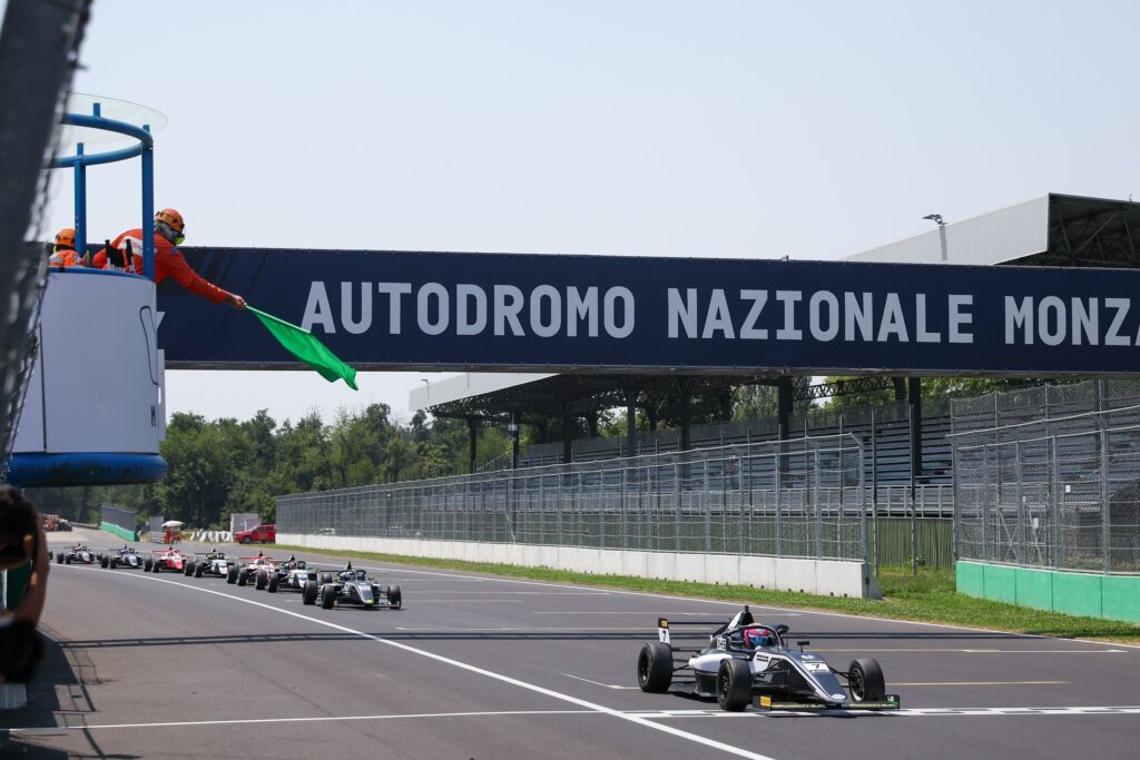 2026 Italian F4 Round 3: Sammalisto swept Monza as US Racing won all four races and seized control of both title fights once more.