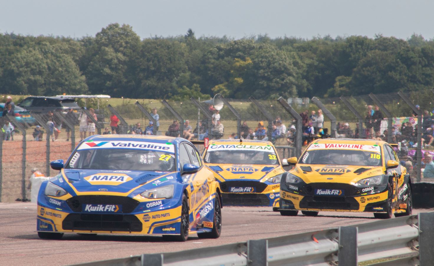 Thruxton is one of the most famous UK racing circuits, and also the fastest for the BTCC.