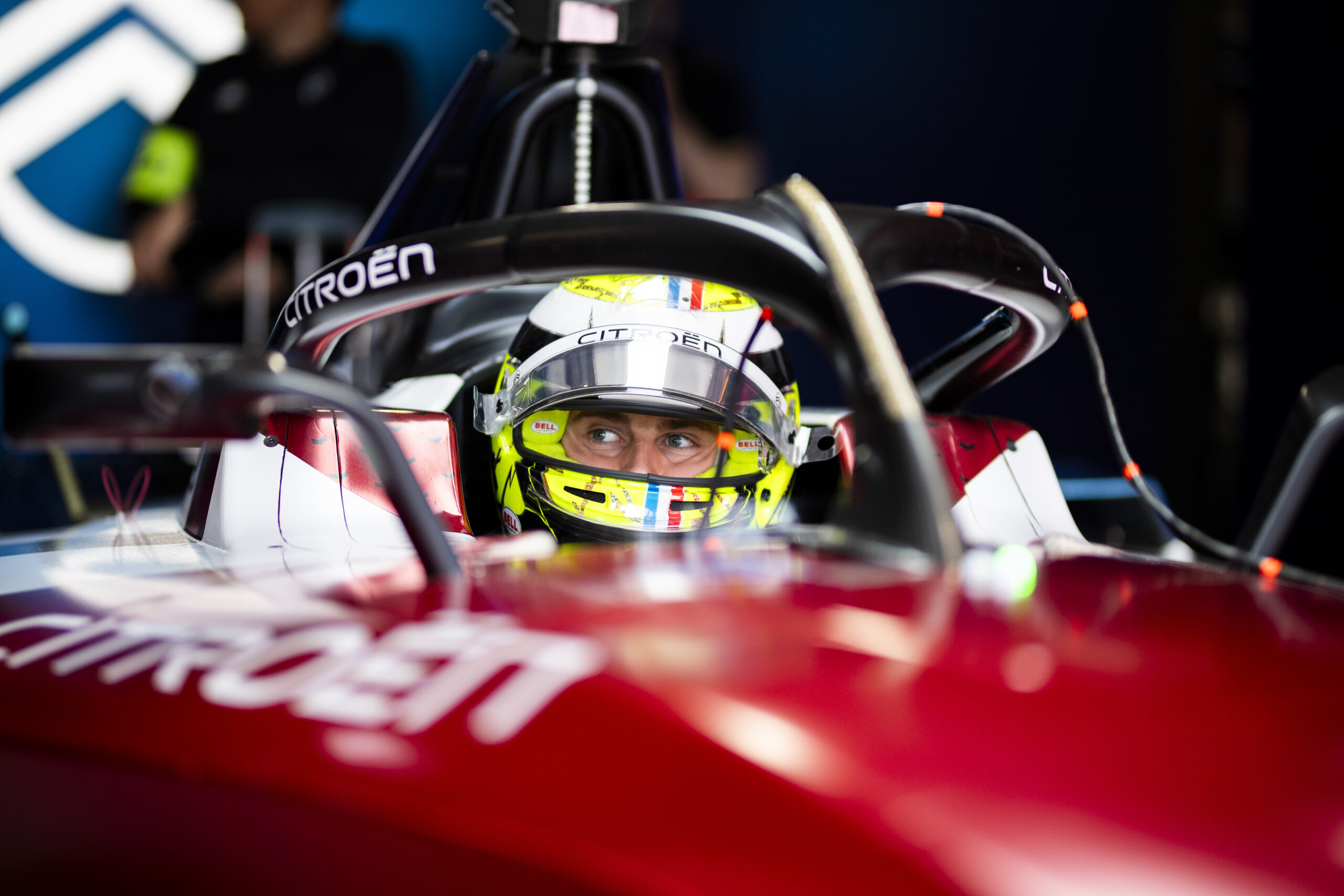 Citroen Racing driver Pourchaire ahead of the Formula E Madrid Rookie Test