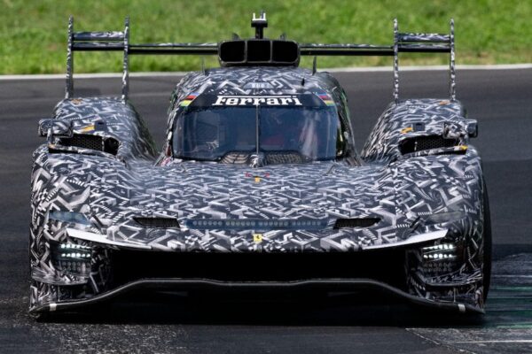 Ferrari tests a revised 499P at Monza while evaluating technical and aerodynamic options for its planned 2027 FIA WEC Evo package.