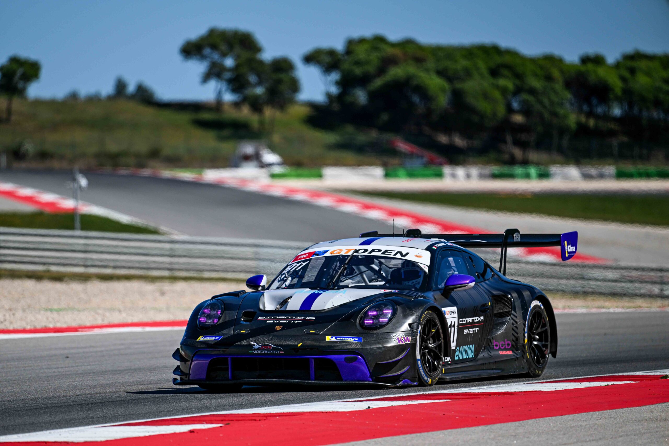 ZRS Motorsport shocks 2026 GT Open at Portimão with pole and Race 1 win, marking a stunning debut for the Italian Porsche team.