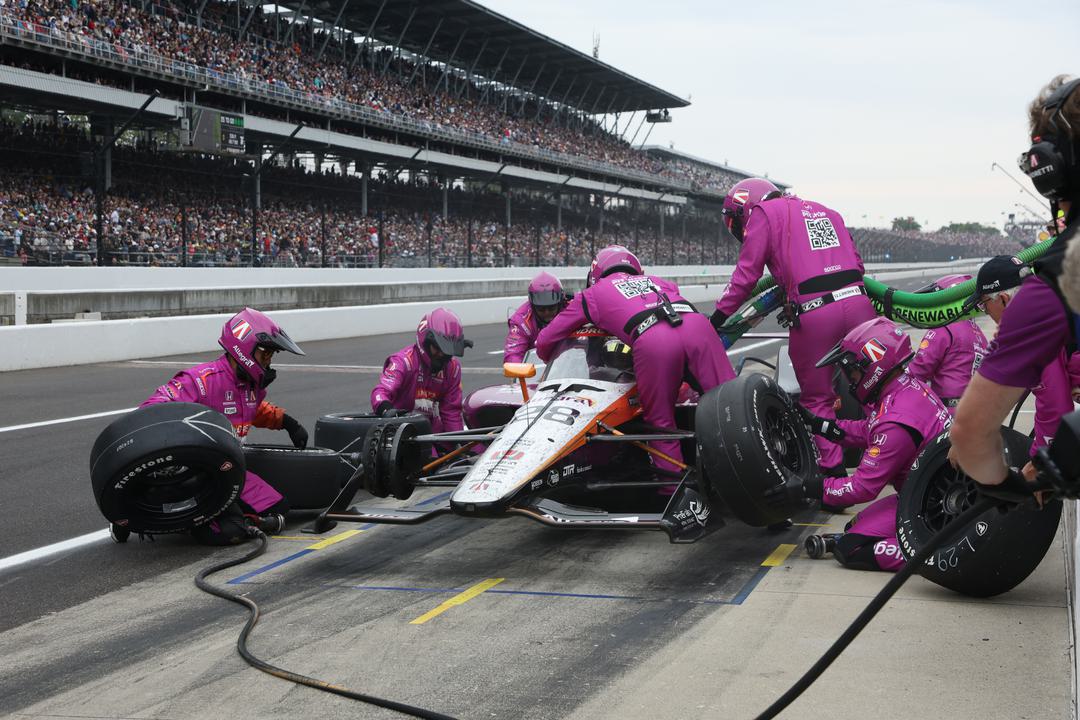 Andretti 's Ericsson during the Indy 500
