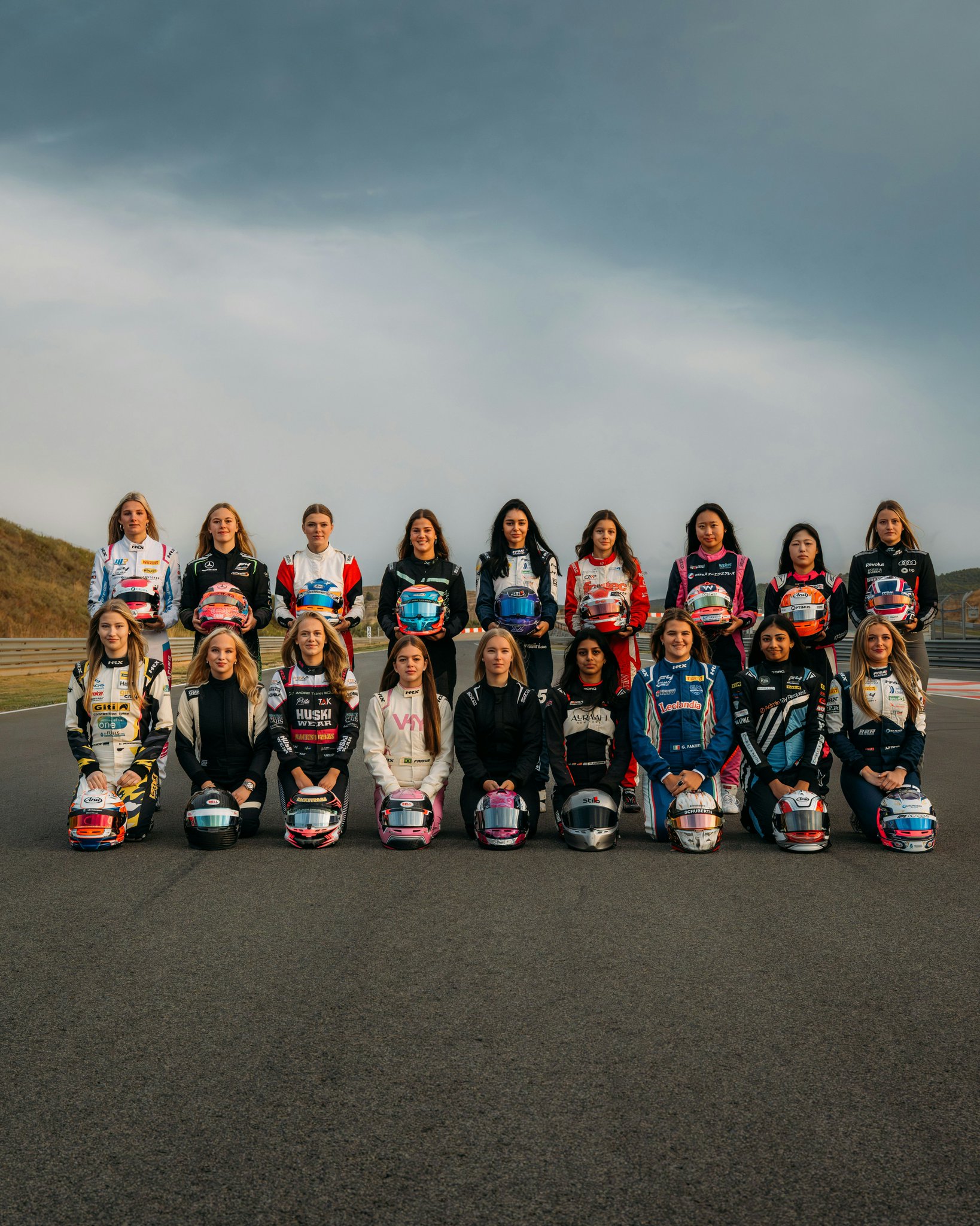 18 young drivers took on the second edition of the F1 Academy Rookie Test in Navarra.