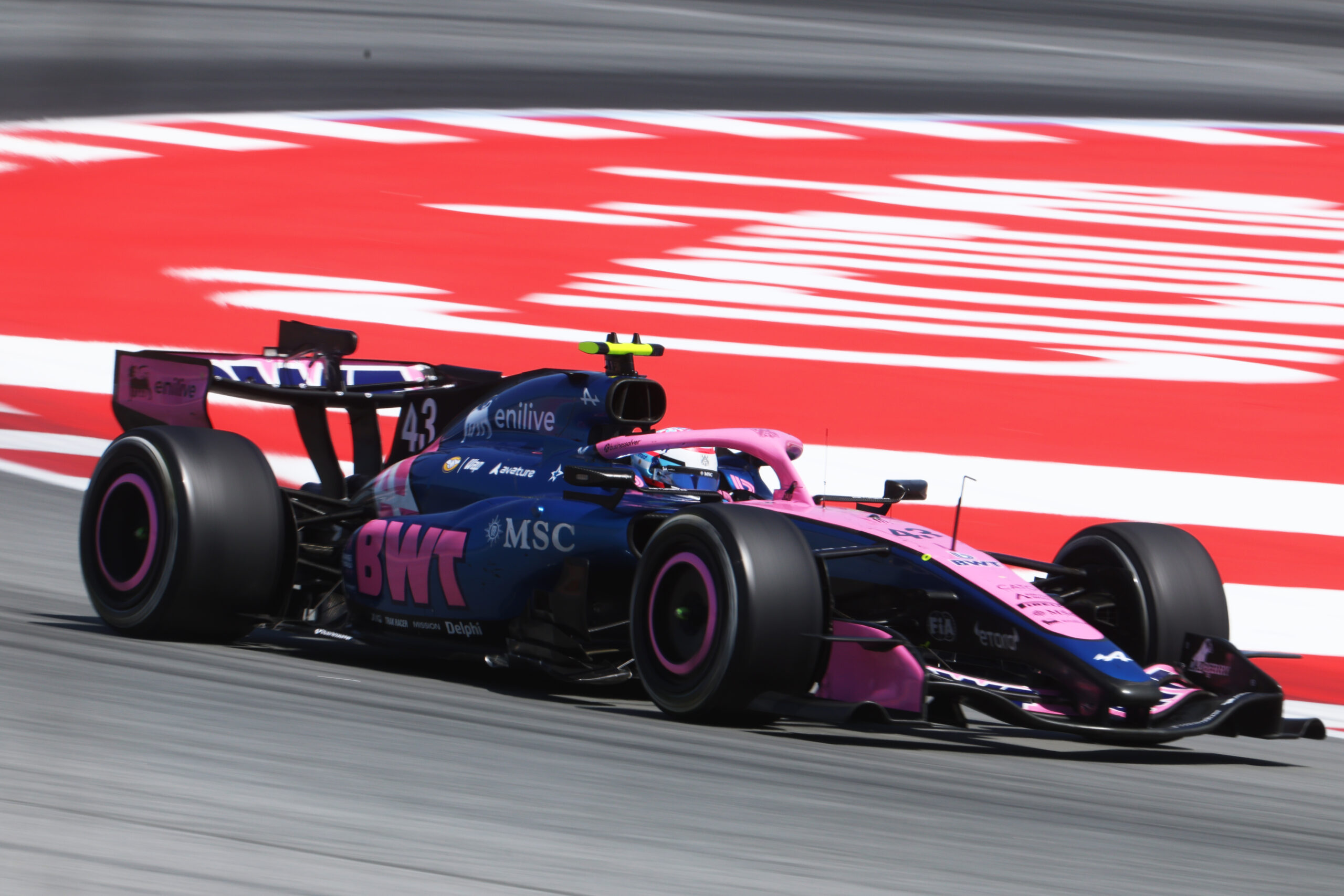 Franco Colapinto of Argentina driving the (43) Alpine F1 A526 Mercedes on track during the F1 Grand Prix of Barcelona-Catalunya at Circuit de Barcelona-Catalunya on June 14, 2026 in Barcelona, Spain.