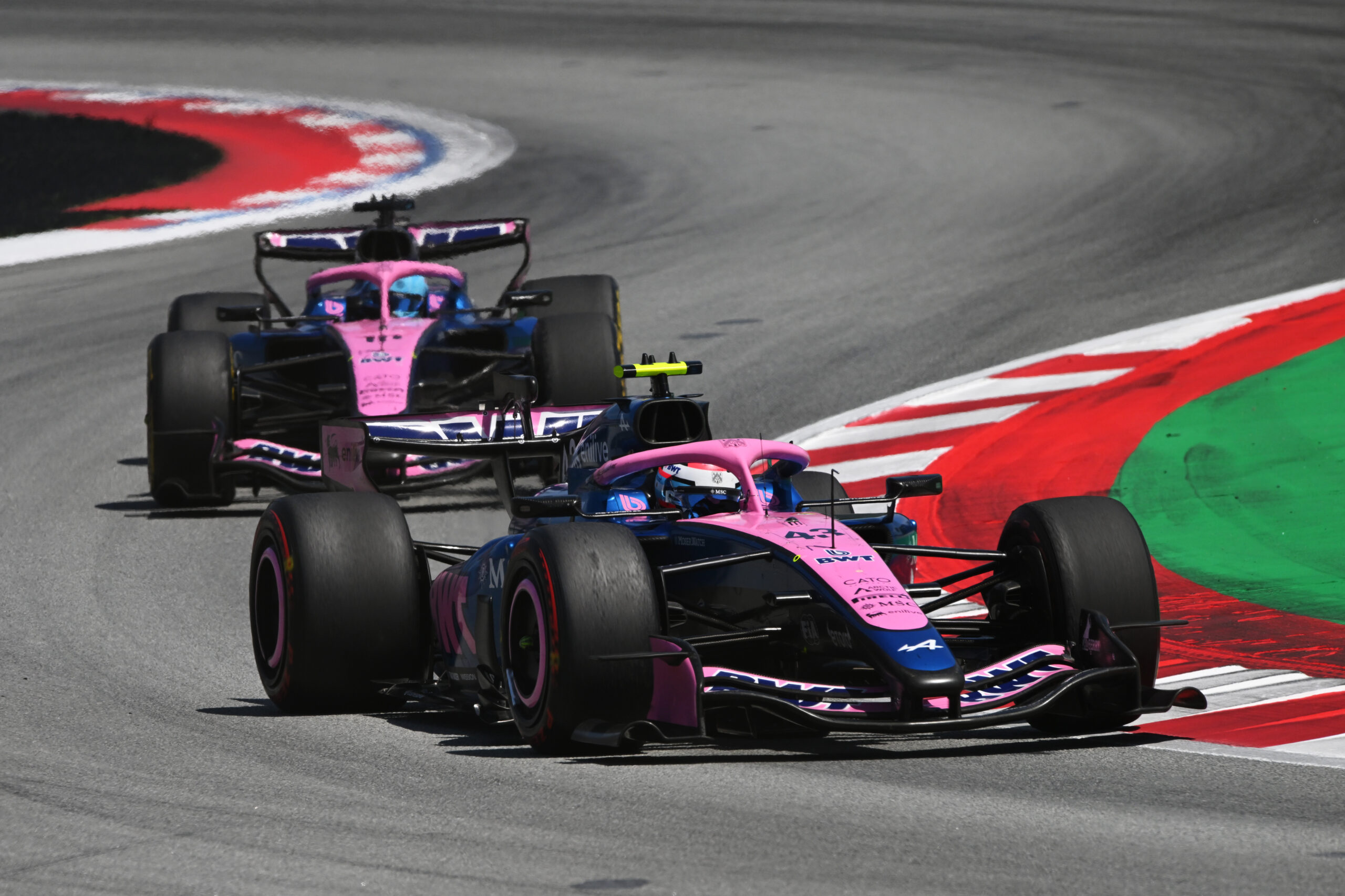 Colapinto and Gasly on track for Alpine on Sunday at the Barcelona-Catalunya GP ahead of the F1 2026 Austrian GP