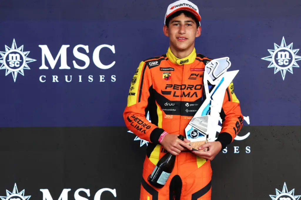 Pedro Lima discusses his motorsport journey from karting beginnings, Brazilian F4 success and adapting to European Formula 4.