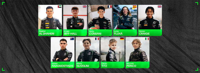 Mercedes F1 Team reveal their 2026 Junior Programme roster.