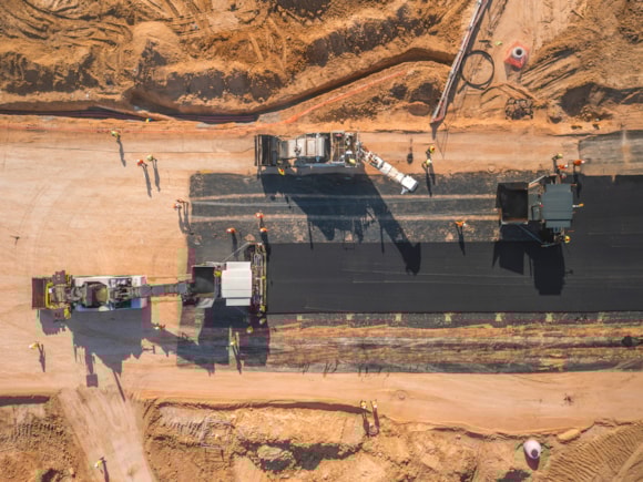 Asphalt laid at iconic corner of MADRING ahead of 2026 F1 debut