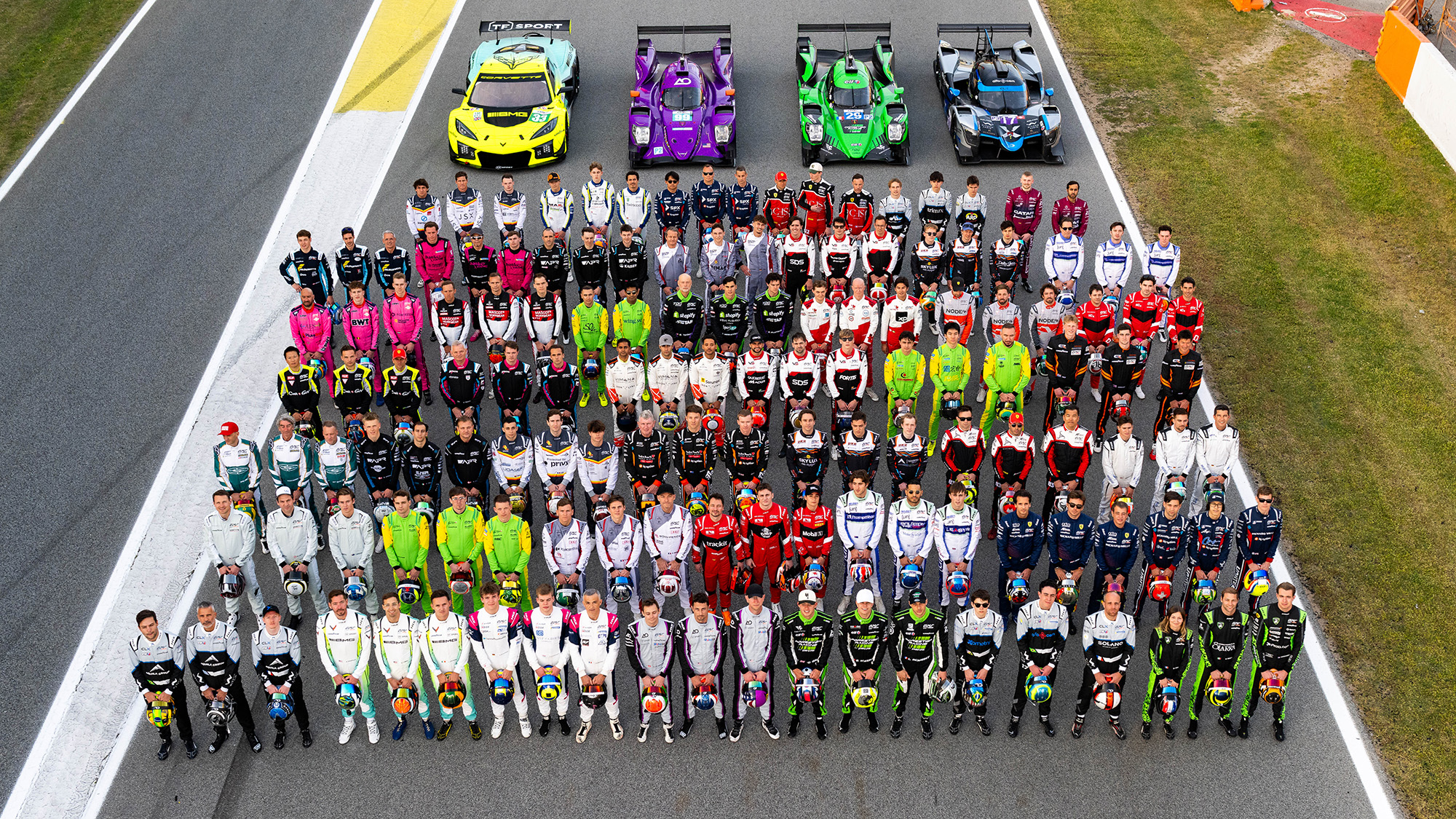 A record 47-car ELMS field begins the 2026 season at Barcelona, with 140 drivers competing across four classes on 12 April.