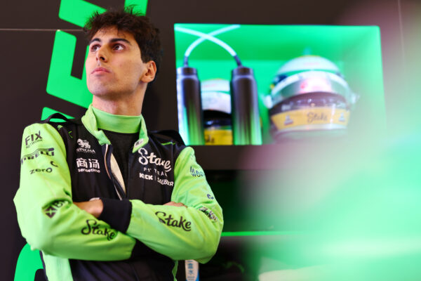 Sauber's Gabriel Bortoleto, here in the Shanghai paddock, is 13th in Pit Debrief's 2025 F1 Driver Rankings.