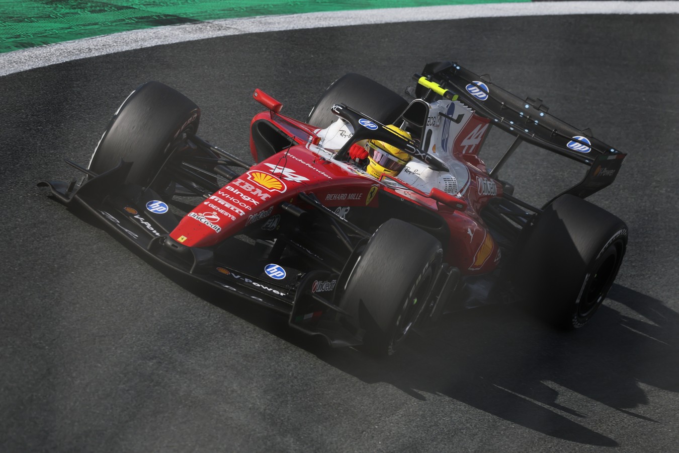 Ferrari’s Lewis Hamilton crossed the finish line in P4 for the F1 2026 Dutch GP. After a radio discussion, he was let through by Leclerc to hunt down Russell. Still, Hamilton was a few laps short of reaching the podium.