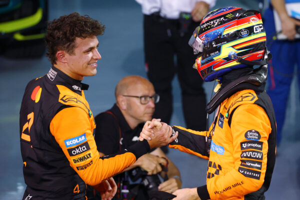Lando Norris and Oscar Piastri during the 2026 F1 season