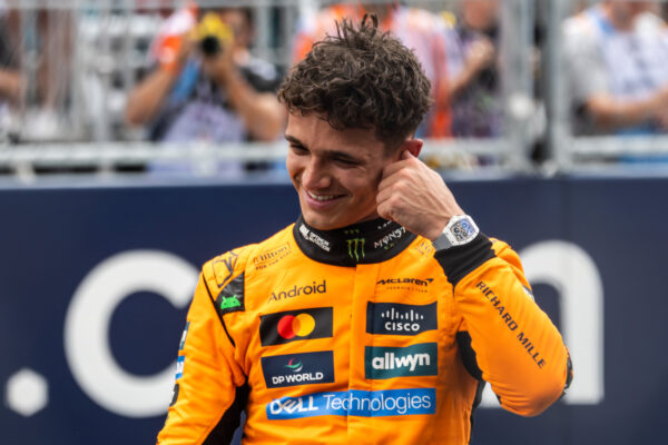 Lando Norris qualifies P2 at the Miami GP