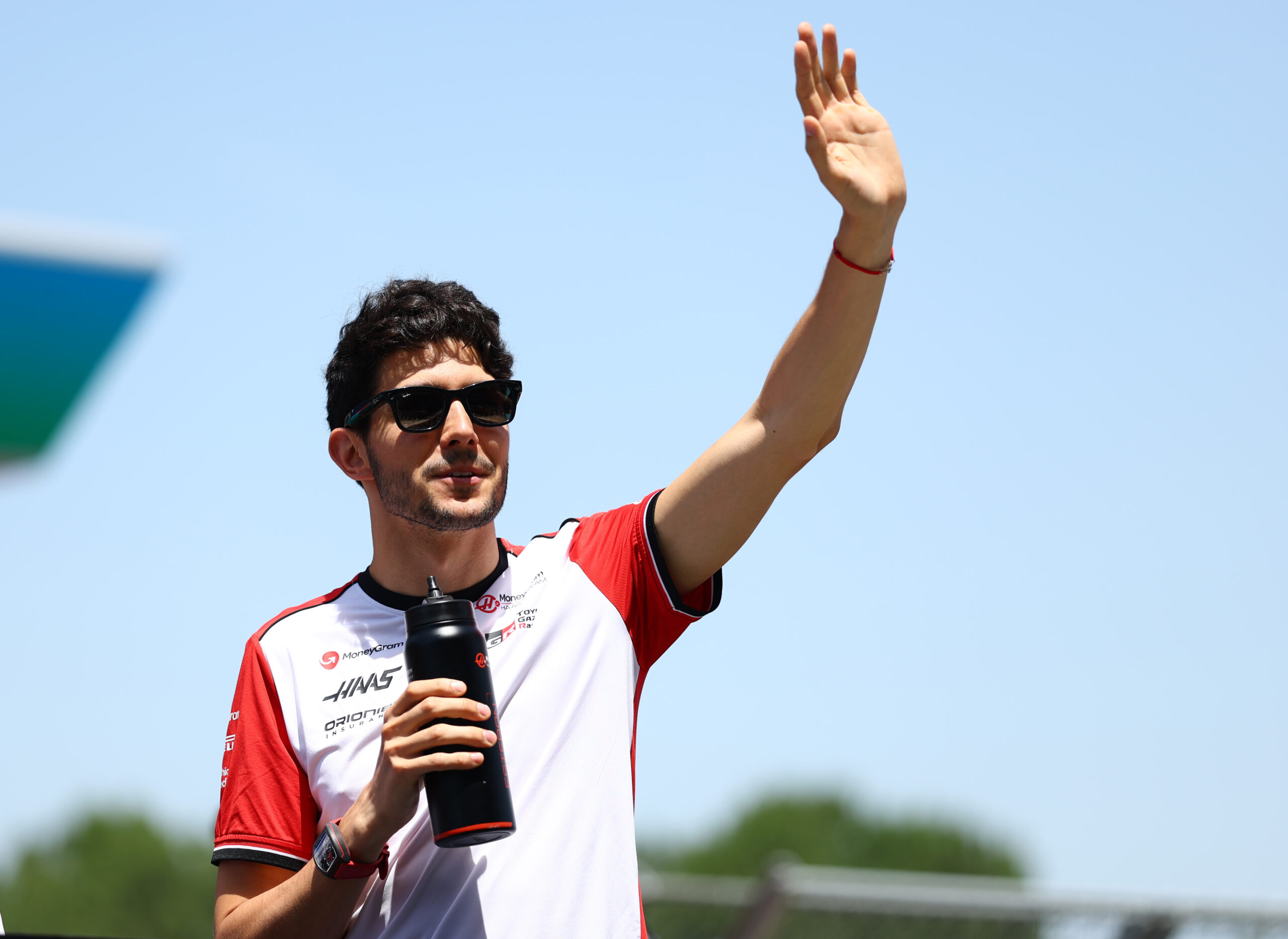 Esteban Ocon at the Spanish Grand Prix on Sunday.