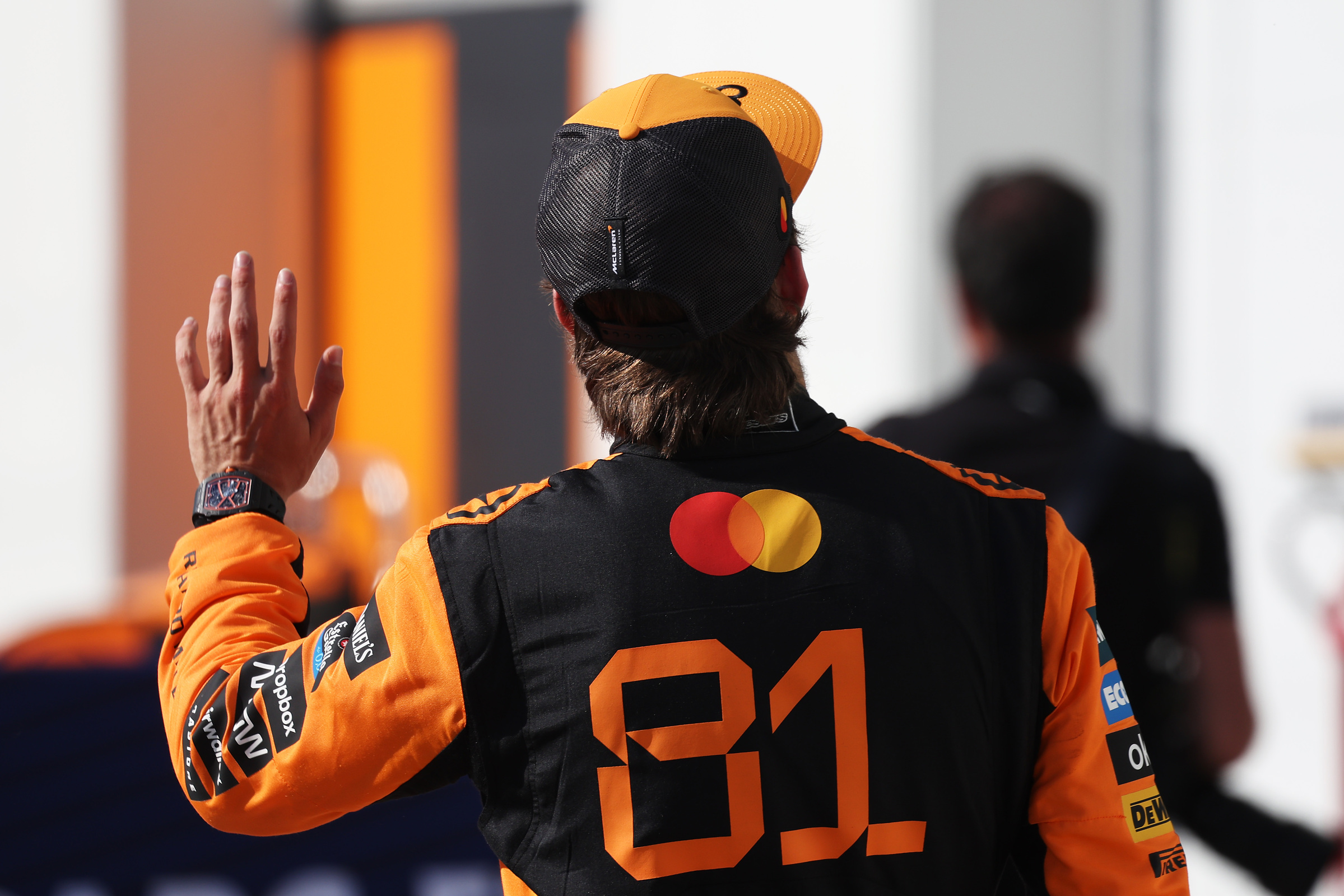 McLaren driver Oscar Piastri in the paddock during the F1 Canadian GP 2025