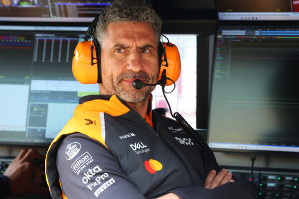 Stella: McLaren working on MCL40 deficiencies after tricky 2026 F1 British GP McLaren team principal Andrea Stella at his post for the 2026 F1 British GP.