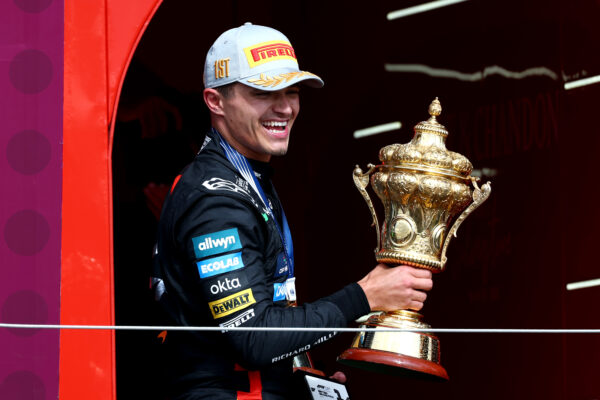 Lando Norris celebrates race win at Silverstone ahead of Belgian GP