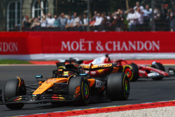 “The main points are tomorrow” — Piastri looking ahead to Sunday after P2 in the 2025 F1 Belgian GP Sprint SPA, BELGIUM - JULY 26: Oscar Piastri of Australia driving the (81) McLaren MCL39 Mercedes on track during the Sprint ahead of the F1 Grand Prix of Belgium at Circuit de Spa-Francorchamps on July 26, 2025 in Spa, Belgium.