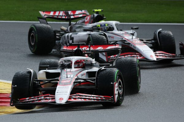 MoneyGram Haas F1 Team at the 2025 Belgium GP. Haas returned to the track at the 2025 F1 Hungarian GP.
