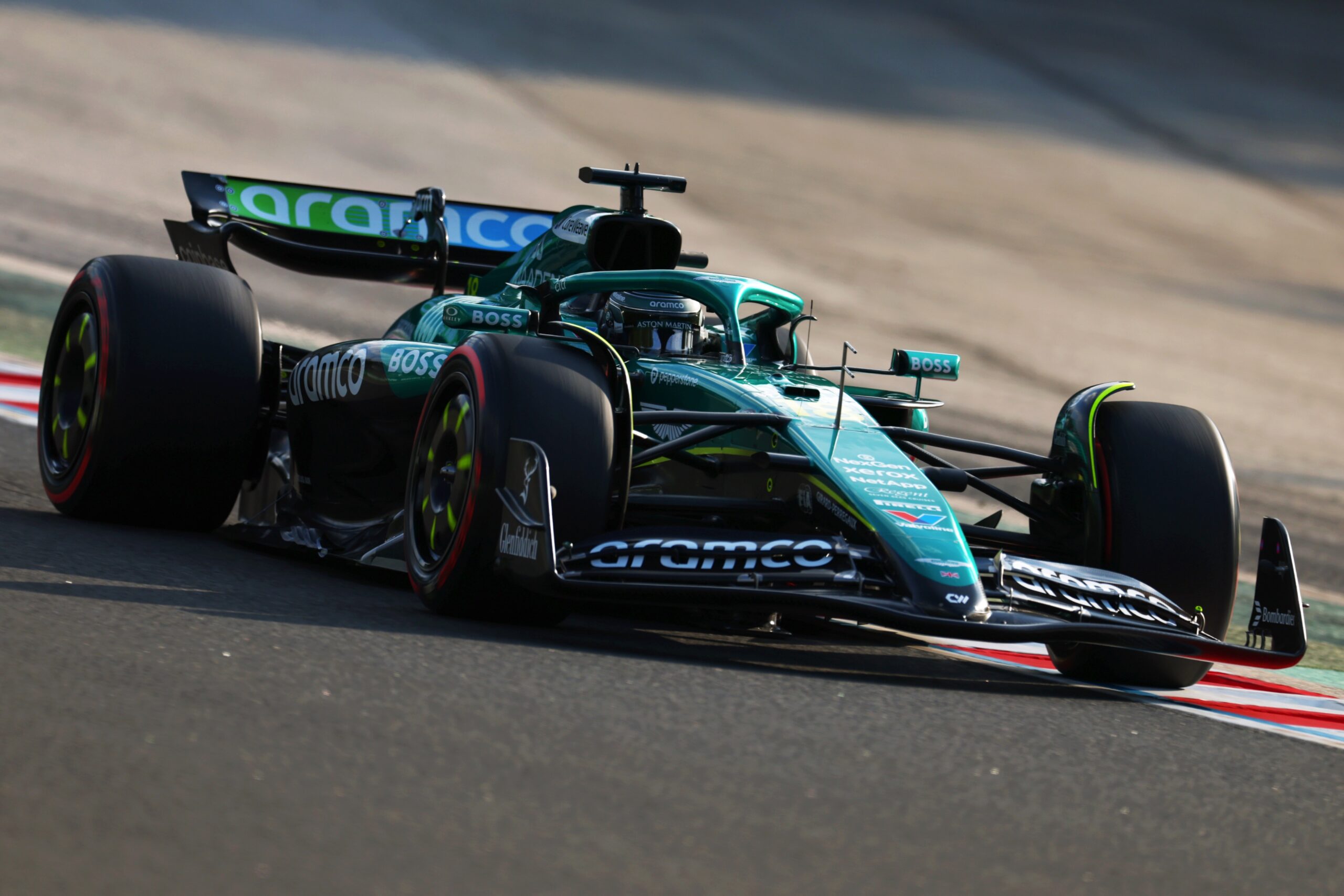 Lance Stroll at the Hungarian GP Qualifying