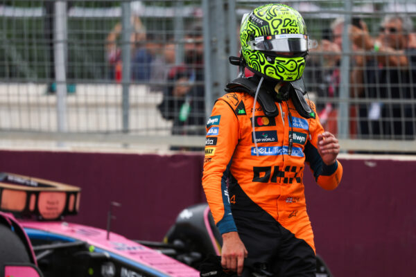 Norris on his chances during the title fight, after a dramatic race in Baku