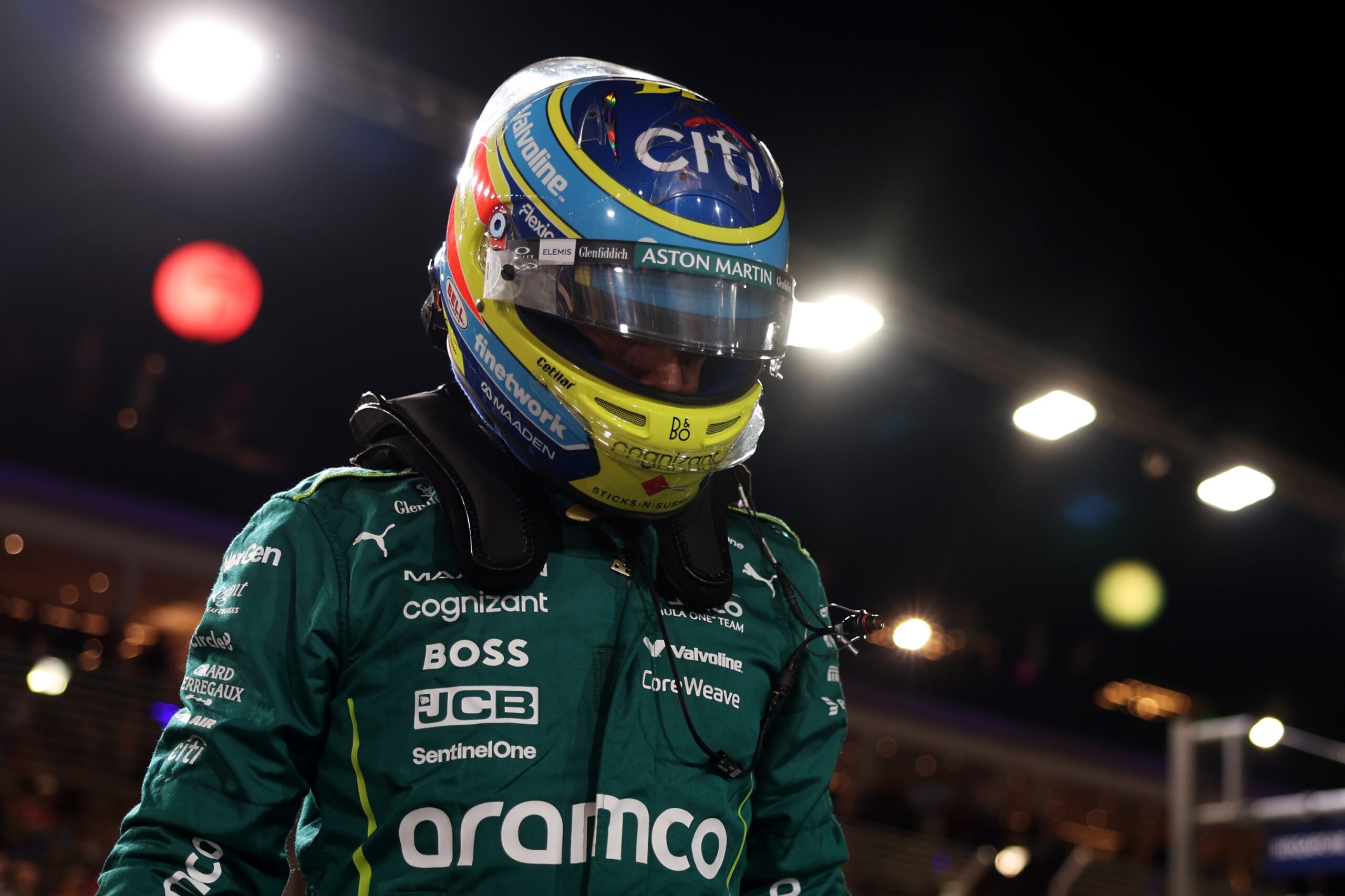 Fernando Alonso at the F1 Singapore GP