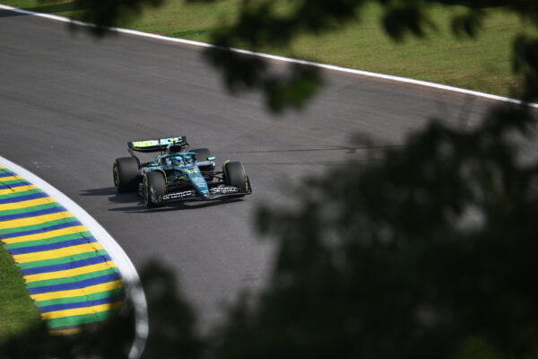 Alonso encouraged by “good boost” as Aston Martin finds Sprint Qualifying form at F1 São Paulo GP SAO PAULO, BRAZIL - NOVEMBER 07: Fernando Alonso of Spain driving the (14) Aston Martin F1 Team AMR25 Mercedes on track during Sprint Qualifying ahead of the F1 Grand Prix of Brazil at Autodromo Jose Carlos Pace on November 07, 2025 in Sao Paulo, Brazil. (Photo by Sam Bagnall/Sutton Images)