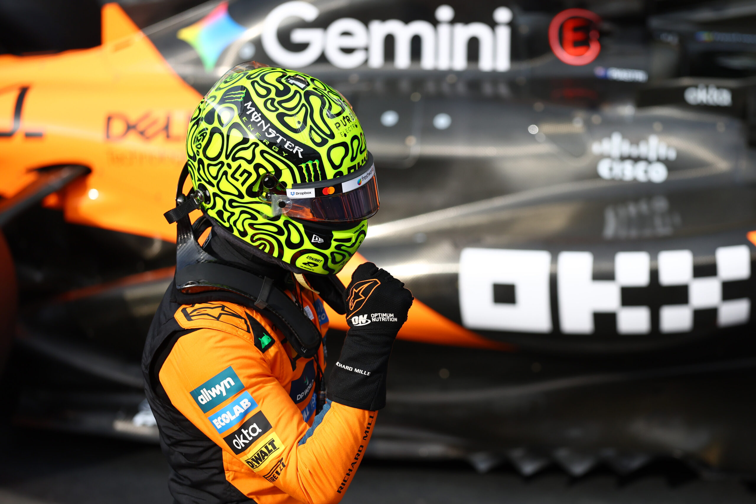 Lando Norris' F1 São Paulo GP Sprint Qualifying delivered him pole position for Saturday's race.