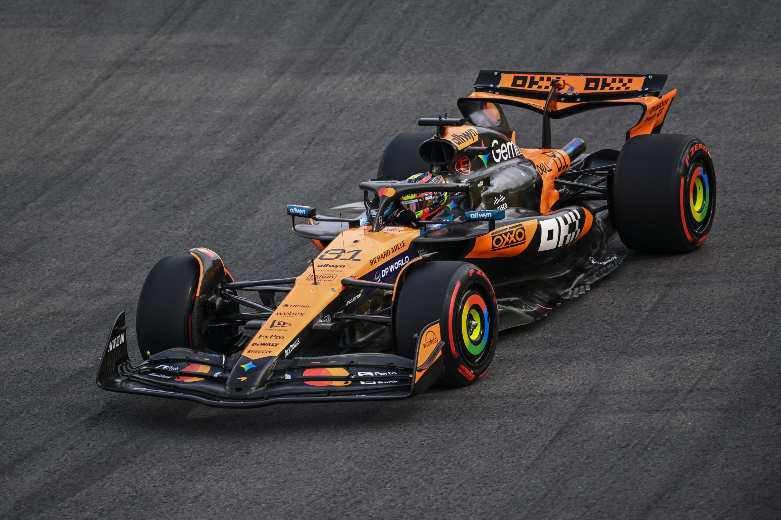 Oscar Piastri during the 2025 F1 São Paulo GP sprint race