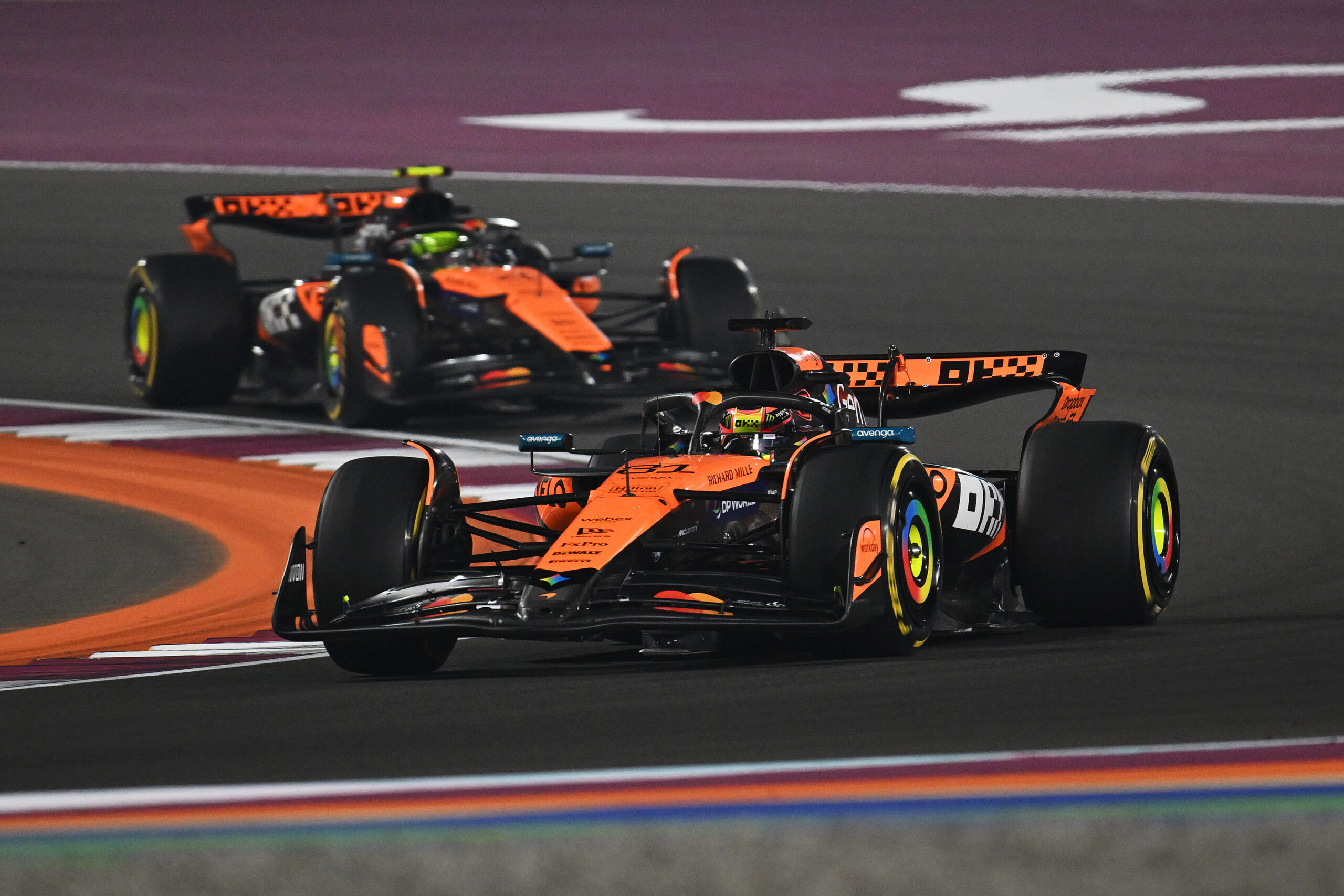 McLaren are backing both drivers at the Abu Dhabi GP