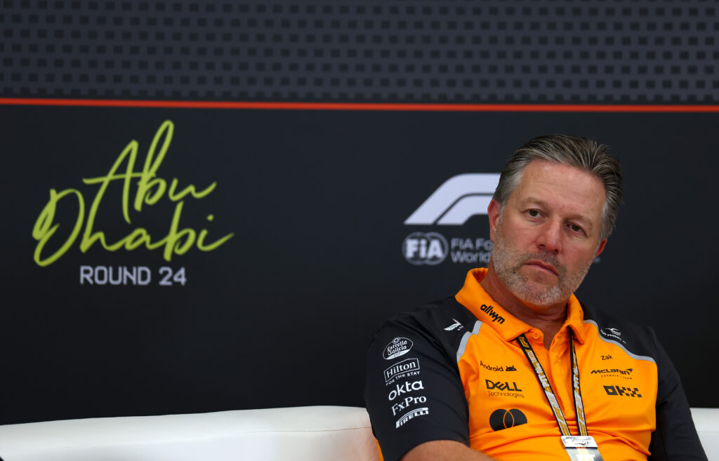 As 2026 nears, McLaren's Zak Brown defends Mercedes’ PU amid compression ratio accusations, framing the dispute as standard F1 politics.