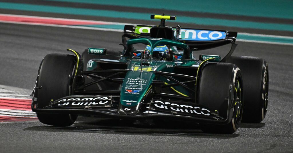 AMR25 on track | Photo Credit: Aston Martin F1 Team