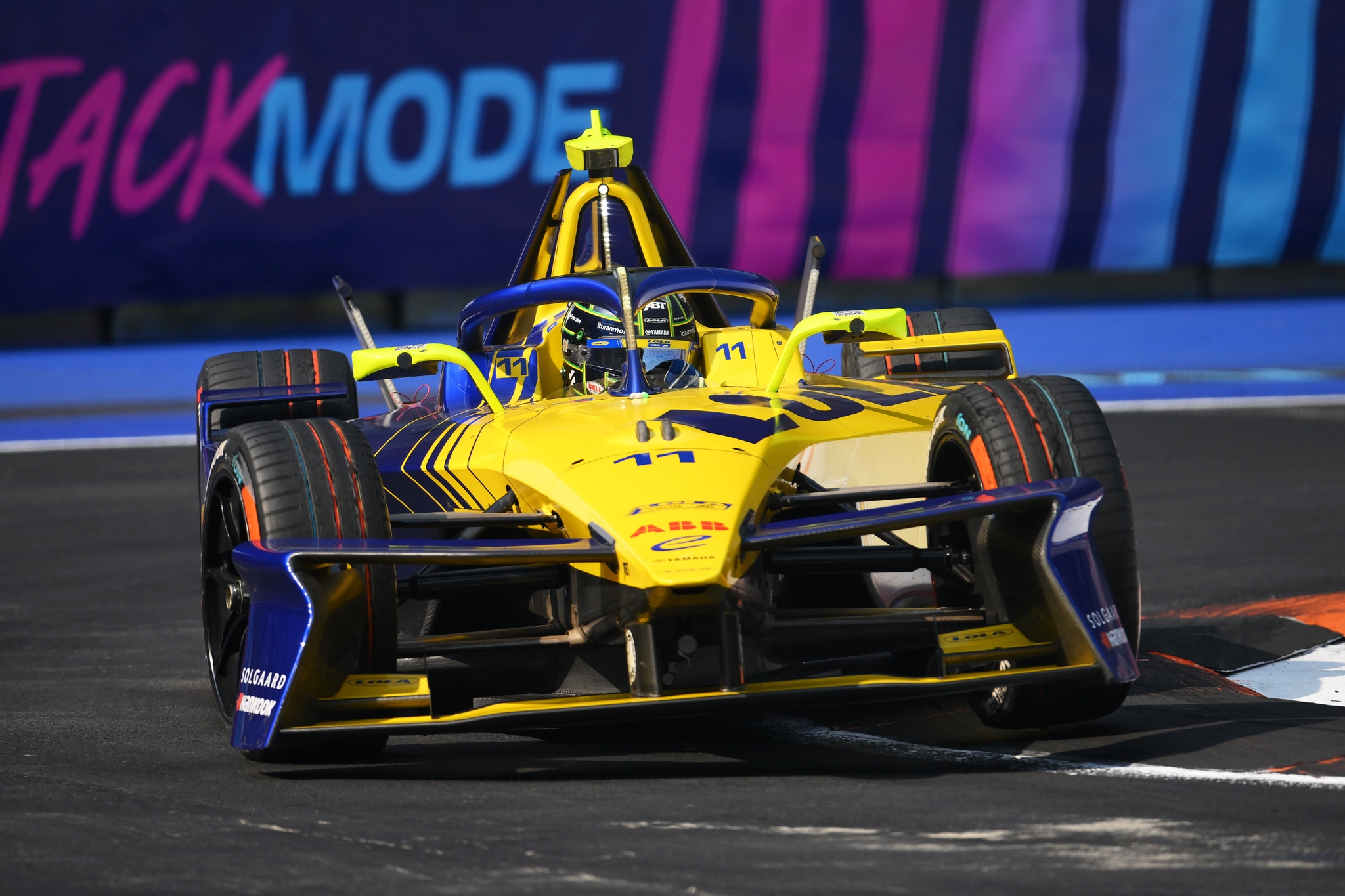Lucas di Grassi driving the (11) Lola Yamaha ABT Formula E Team Lola-Yamaha T001 on track during the Mexico City E-Prix