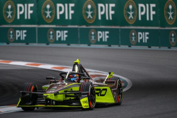 CUPRA KIRO secured points at the rain-hit Miami E-Prix, with Martí finishing ninth as Ticktum endured a difficult race