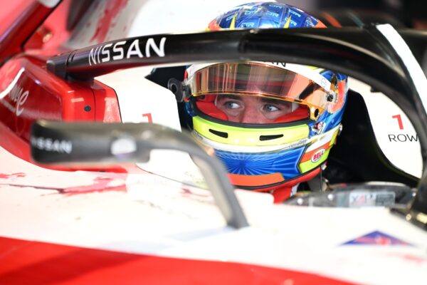 Oliver Rowland and Nissan Formula E Team during qualifying, ahead of the Miami E-Prix
