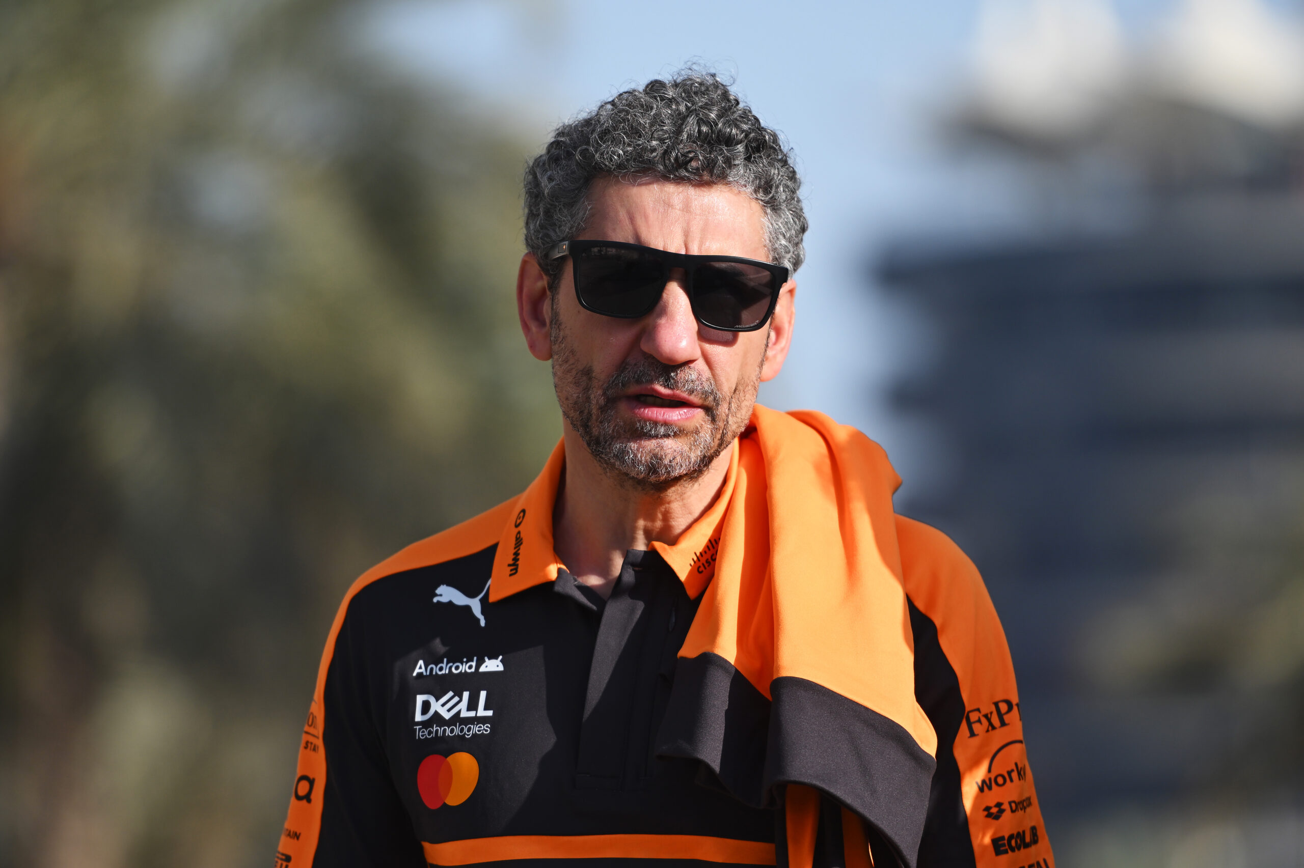 Andrea Stella, Team Principal of McLaren during day three of F1 Testing at Bahrain International Circuit