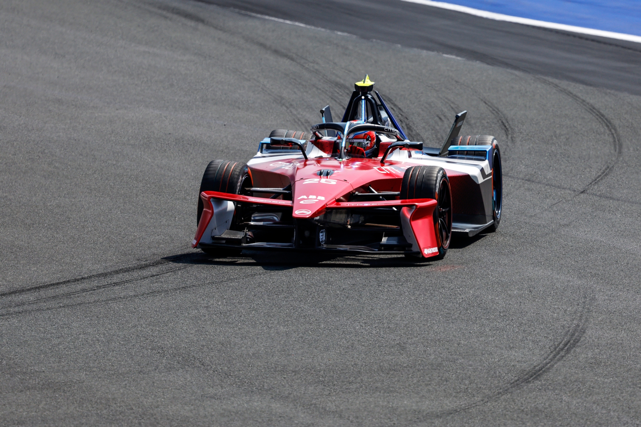 Jean-Eric Vergne driving the Citroen Racing e-CX ahead of the Jeddah E-Prix, Round 5 of the 2026 FIA Formula E World Championship at Jeddah Corniche Circuit