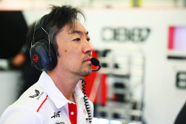 Haas's Team Principal Komatsu during round 2 of F1 pre-season testing in Bahrain ahead 2026 campaign.