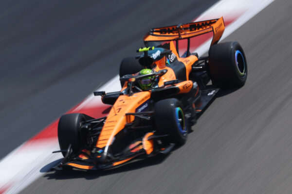 McLaren MCL40 on track ahead of the 2026 Formula One season